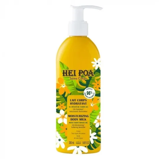 Hei Poa Lait Corps Hydratant Monoï de Tahiti 250ml Hei Poa Lait Corps Hydratant Monoï de Tahiti 250ml