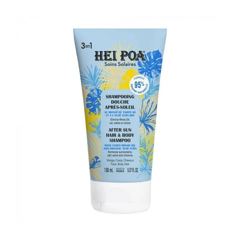 Hei Poa Shampooing-douche Après-soleil Monoï Aloe vera 150ml Hei Poa Shampooing-douche Après-soleil Monoï Aloe vera 150ml