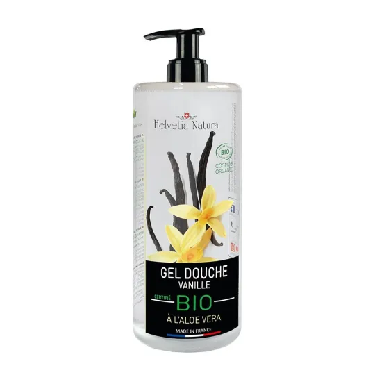 Helvetia Natura Gel Douche Vanille Aloe Vera Bio 1litre Helvetia Natura Gel Douche Vanille Aloe Vera Bio 1litre