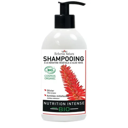 Helvetia Natura Shampooing Nutrition Intense Bio Olivier et Achillée Millefeuille 500ml Helvetia Natura Shampooing Nutrition Intense Bio Olivier et Achillée Millefeuille 500ml