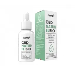 Hemp+ CBD Naturel Huile de CBD Bio 3000mg 30ml