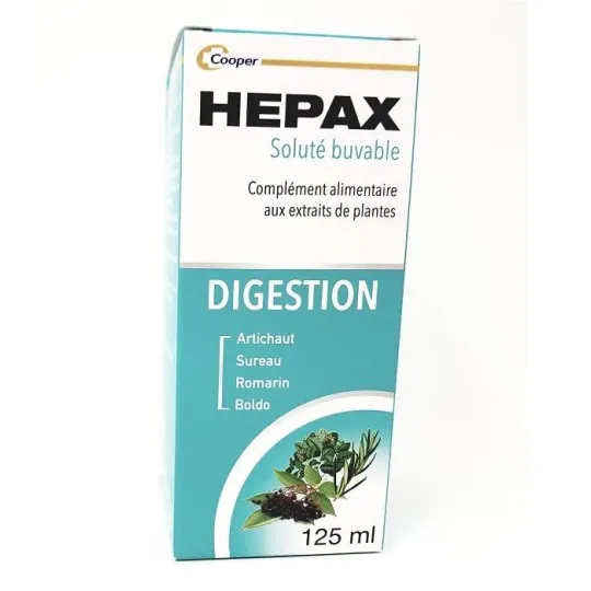 Hepax Soluté Buvable Digestion 125ml Hepax Soluté Buvable Digestion 125ml