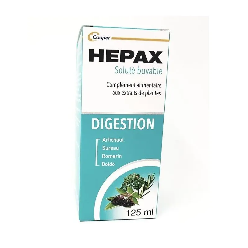 Hepax Soluté Buvable Digestion 125ml Hepax Soluté Buvable Digestion 125ml