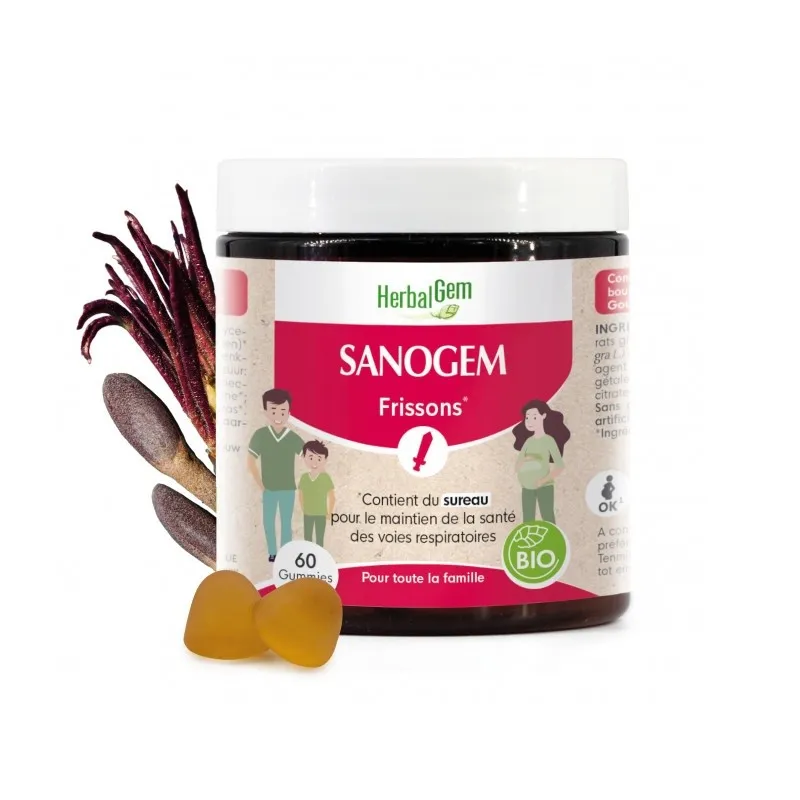Herbalgem Sanogem Frissons Bio Vegan 60 Gummies