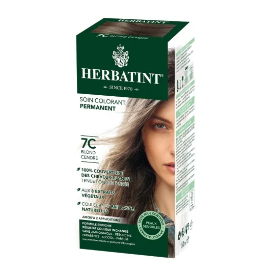 Herbatint Coloration Permanente Naturelle 150ml-7C. Blond cendré Herbatint Coloration Permanente Naturelle 150ml-7C. Blond cendré