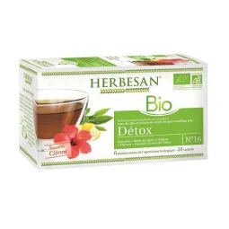 Herbesan Bio Détox Infusion 20 Sachets