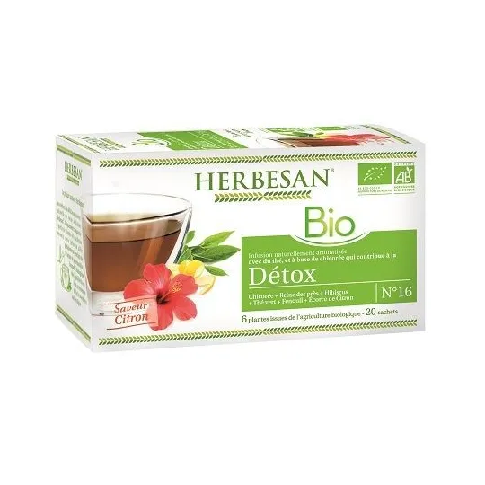 Herbesan Bio Détox Infusion 20 Sachets Herbesan Bio Détox Infusion 20 Sachets