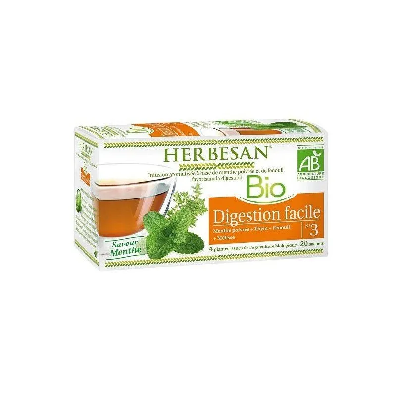 Herbesan Bio Infusion Digestion Facile 20 Sachets Herbesan Bio Infusion Digestion Facile 20 Sachets