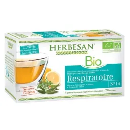 Herbesan Bio Infusion Respiratoire 20 Sachets