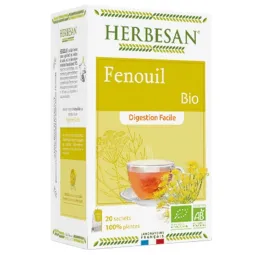 Herbesan Fenouil Bio Digestion Facile 20 Sachets