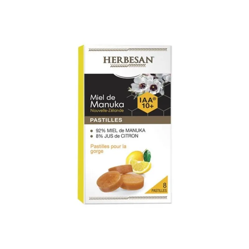 Herbesan Miel de Manuka IAA10+ 8 Pastilles