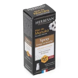Herbesan Miel de Manuka Spray Gorge et Bouche IAA 15+ 25ml