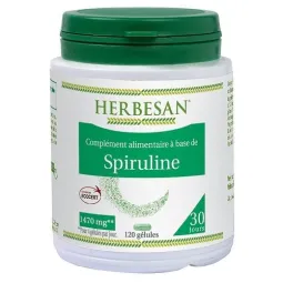 Herbesan Spiruline 120 Gélules