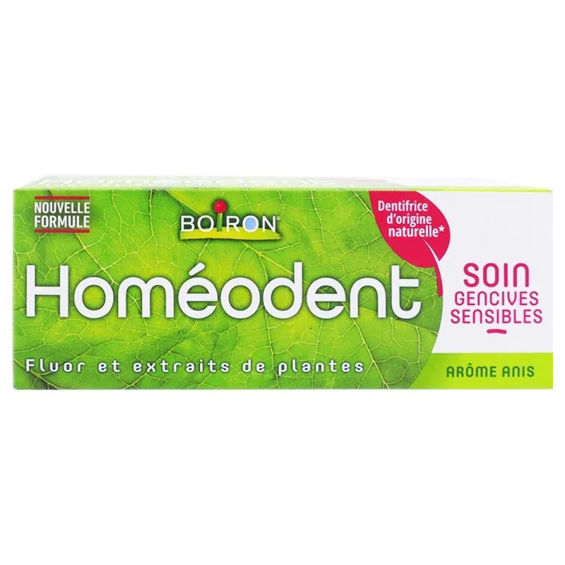 Homéodent Dentifrice Soin Gencives Sensibles Anis 75ml