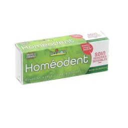 Homéodent Dentifrice Soin Gencives Sensibles Chlorophylle 75ml