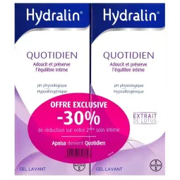 Hydralin Quotidien 2x400ml