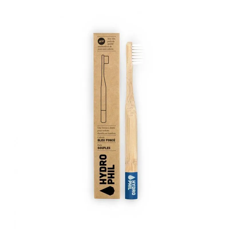 Hydrophil Brosse à Dents Enfants Bambou Bleu Foncé Hydrophil Brosse à Dents Enfants Bambou Bleu Foncé