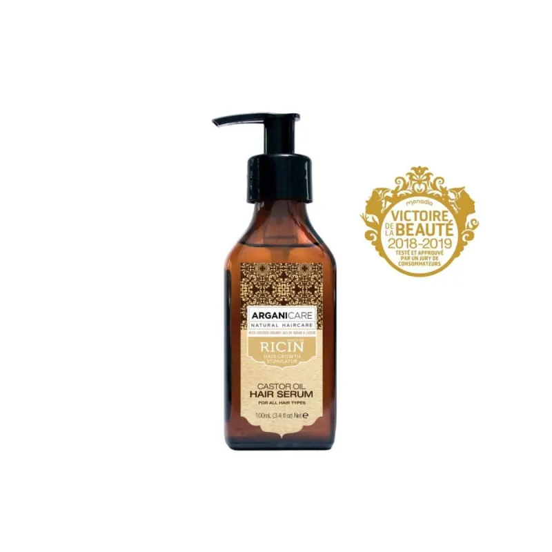 Arganicare Sérum Protecteur Régénérant Cheveux Ricin 100ml Arganicare Sérum Protecteur Régénérant Cheveux Ricin 100ml