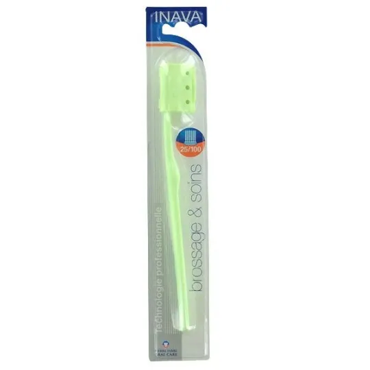 Inava Brosse à Dents Mi-dure 25/100 Inava Brosse à Dents Mi-dure 25/100