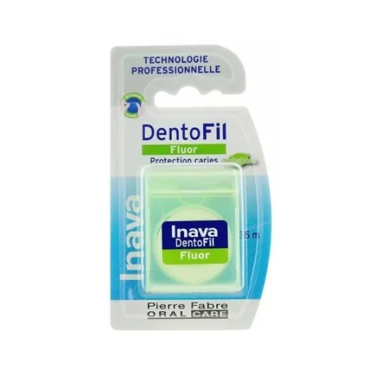 Inava Dentofil Fluor Menthe Fraîche Fil Dentaire 35 Mètres