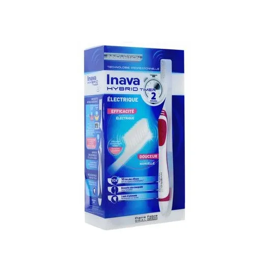 Inava Hybrid Brosse à Dents Electrique Hybrid Timer
