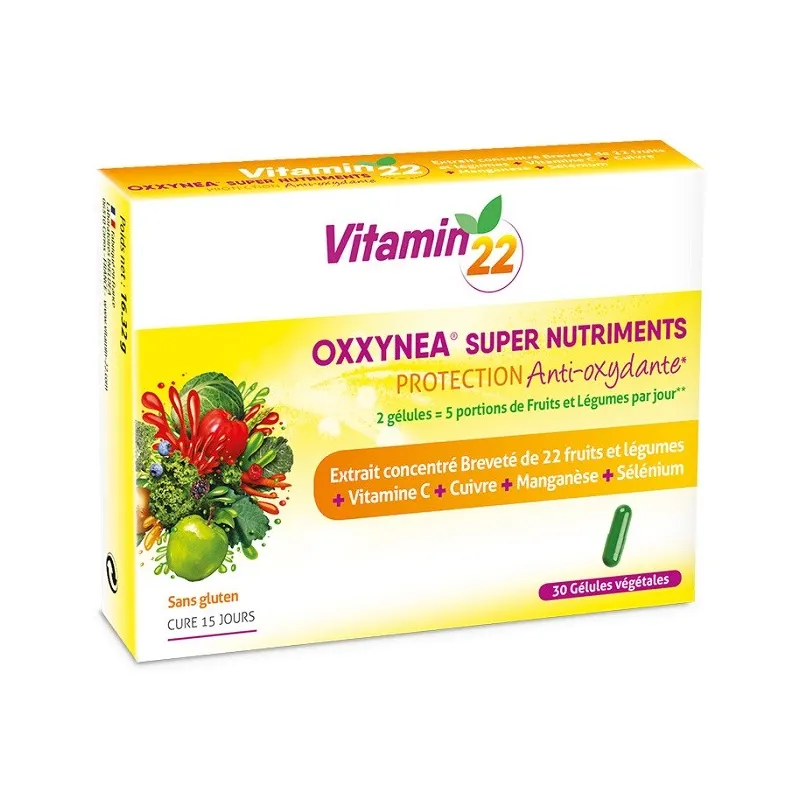 Ineldea Vitamin 22 Oxxynea Super Nutriments 30 Gélules végétales
