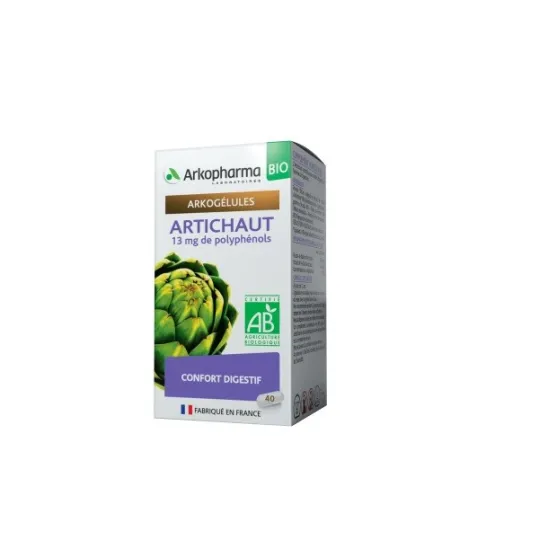 Arkogélules Artichaut Bio Confort Digestif 40 gélules