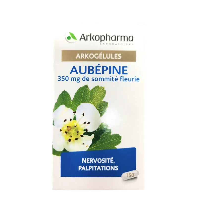 Arkogélules Aubépine Nervosité Palpitations 150 gélules Arkogélules Aubépine Nervosité Palpitations 150 gélules
