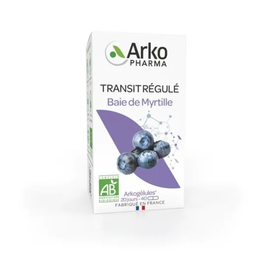 Arkogélules Baie de Myrtille Bio 40 gélules