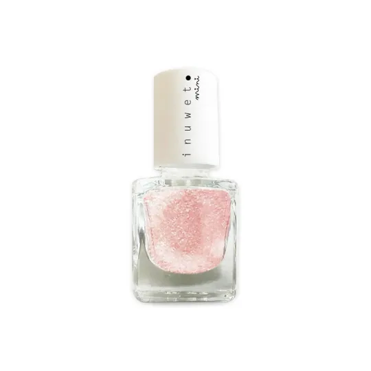 Inuwet Mini Vernis à Ongles Paillettes Rose Clair 5ml Inuwet Mini Vernis à Ongles Paillettes Rose Clair 5ml