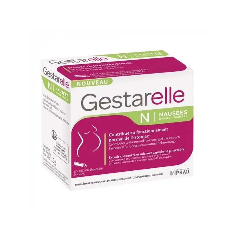 Iprad Gestarelle Nausées 15 Sticks Orodispersibles