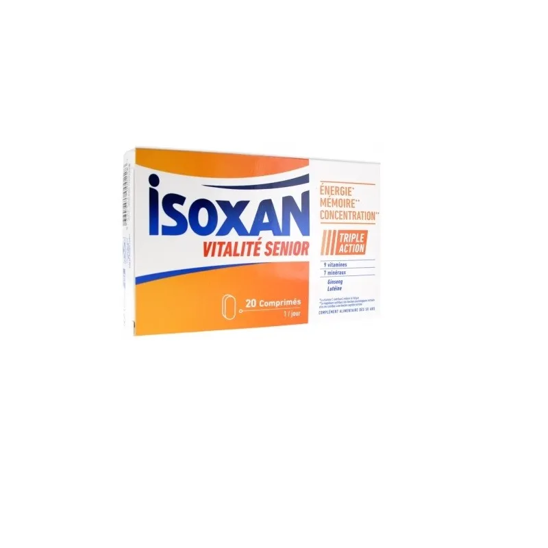 Isoxan Vitalité Sénior 20 Comprimés Isoxan Vitalité Sénior 20 Comprimés