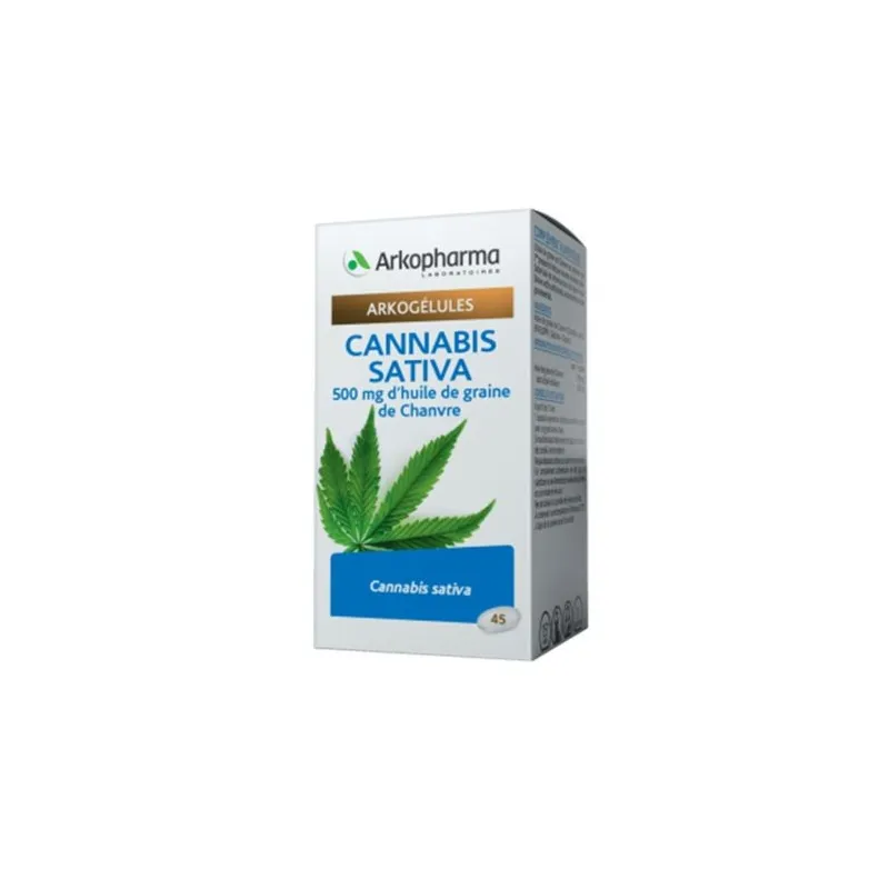 Arkogélules Cannabis Sativa 45 gélules Arkogélules Cannabis Sativa 45 gélules