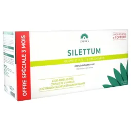 Jaldes Silettum 60 capsules Lot de 2 + 1 Gratuit