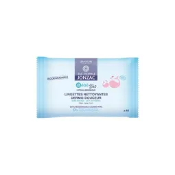 Jonzac Bébé Bio 40 Lingettes Dermo-nettoyante Vegan