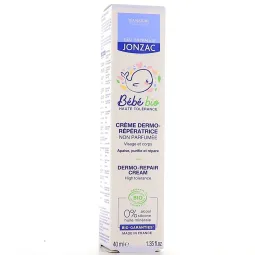 Jonzac Bébé Bio Crème Dermo-réparatrice Vegan 40ml