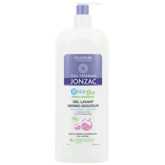 Jonzac Bébé Bio Gel-Lavant Douceur Vegan 1 Litre Jonzac Bébé Bio Gel-Lavant Douceur Vegan 1 Litre