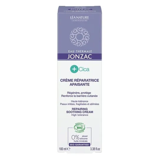 Jonzac Crème Réparatrice Apaisante +Cica 100ml Jonzac Crème Réparatrice Apaisante +Cica 100ml