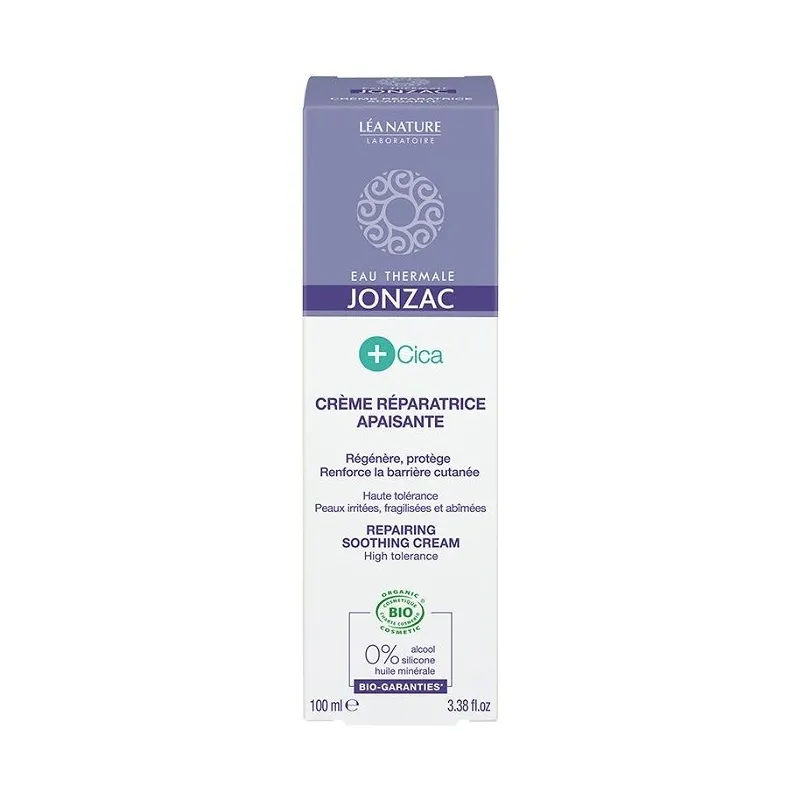 Jonzac Crème Réparatrice Apaisante +Cica 100ml Jonzac Crème Réparatrice Apaisante +Cica 100ml