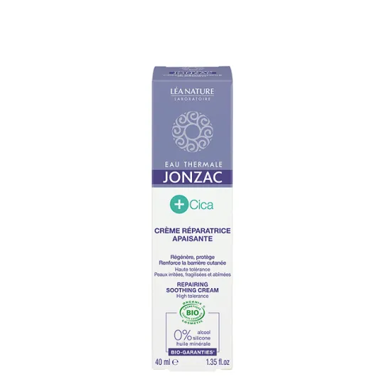 Jonzac Crème Réparatrice Apaisante +Cica 40ml