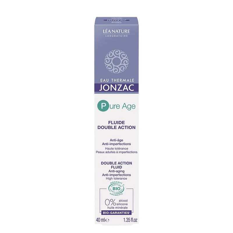 Jonzac Eau Thermale Pure Age Fluide Double Action Bio 40ml Jonzac Eau Thermale Pure Age Fluide Double Action Bio 40ml
