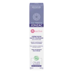 Jonzac Réactive Crème Riche Haute Tolérance Bio 40ml