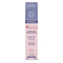 Jonzac Sublimactive Peau Mature Crème Rose Bio 40ml