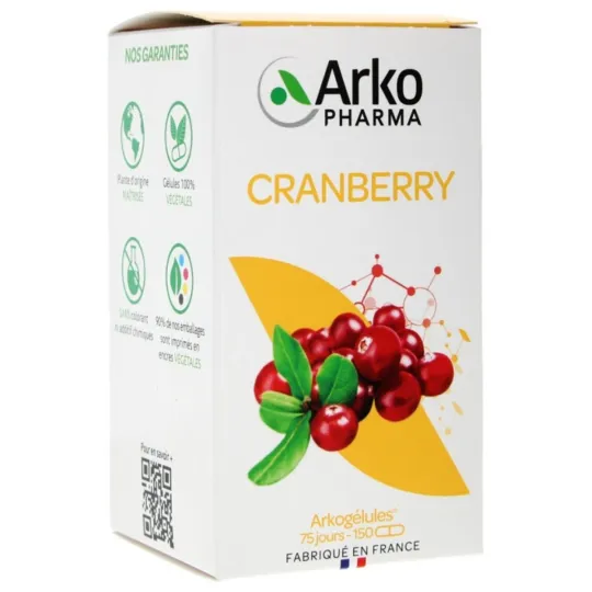 Arkogélules Cranberry 150 gélules Arkogélules Cranberry 150 gélules
