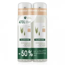 Klorane Avoine Shampooing Sec au Lait d'Avoine Cheveux Chatain