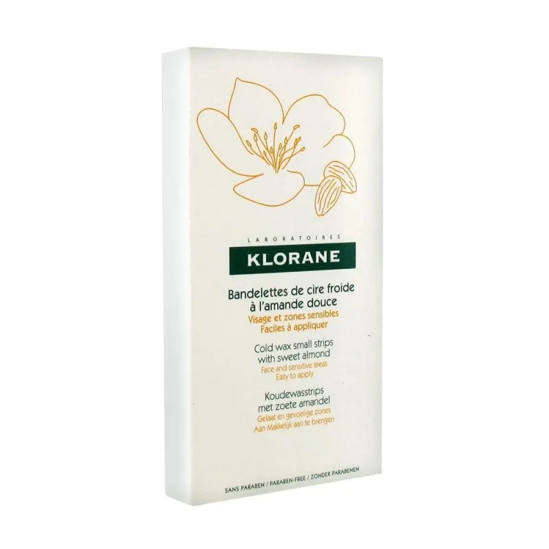 Klorane Bandelettes de Cire Froide X6