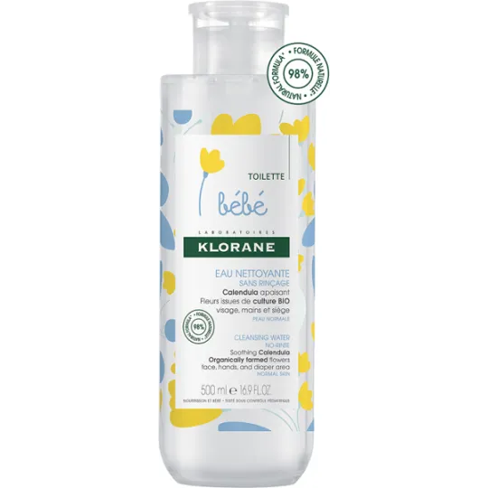 Klorane Bébé Eau Nettoyante Micellaire Sans Rinçage Flacon Well pompe 500ml Klorane Bébé Eau Nettoyante Micellaire Sans Rinçage Flacon Well pompe 500ml
