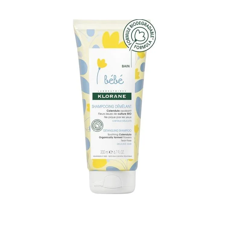 Klorane Bébé Shampoing Doux Démêlant 200ml