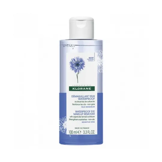 Klorane Bleuet Bio Demaquillant Yeux Waterproof 100ml