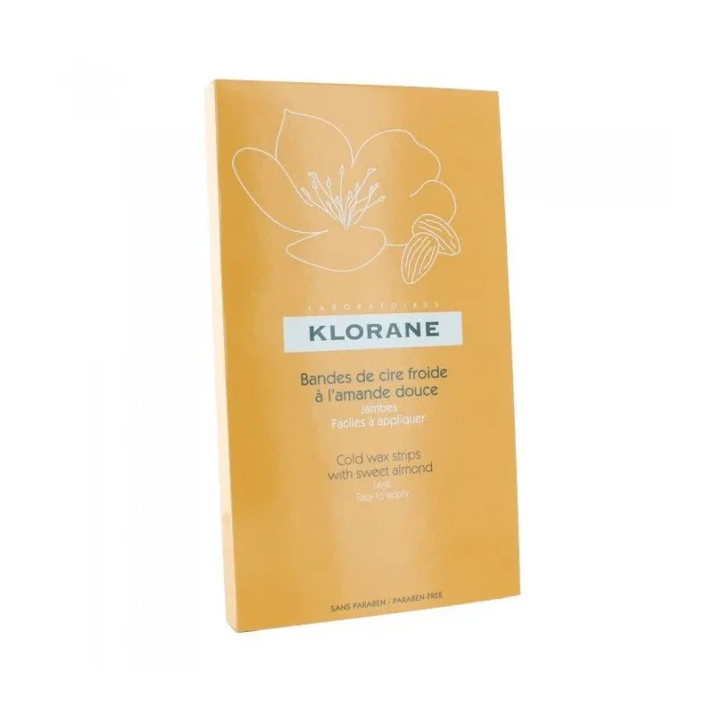 Klorane Cire Dépilatoire à Froid Boîte de 6 bandes Klorane Cire Dépilatoire à Froid Boîte de 6 bandes